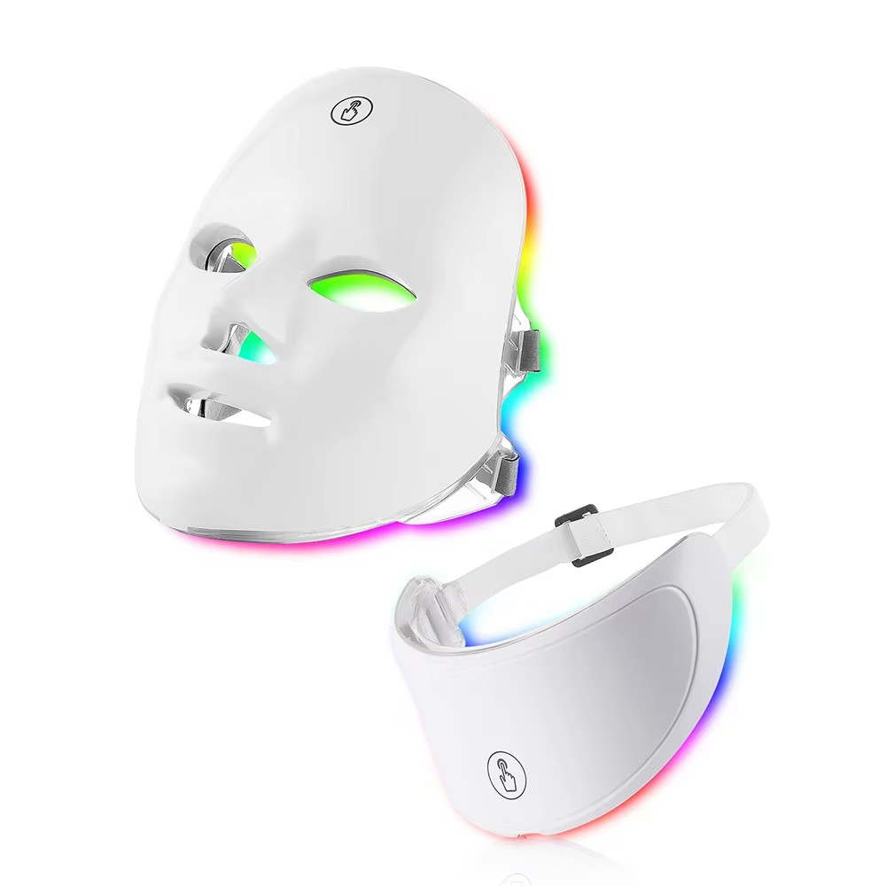 Home Facial Neck LED Photon Skin Rejuvenation Therapy Masks